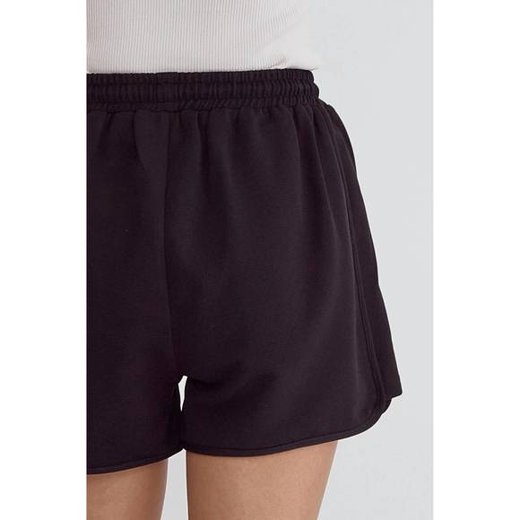 NEW ENTRO putting sugar on me ribbed shorts in black - Picture 7 of 7